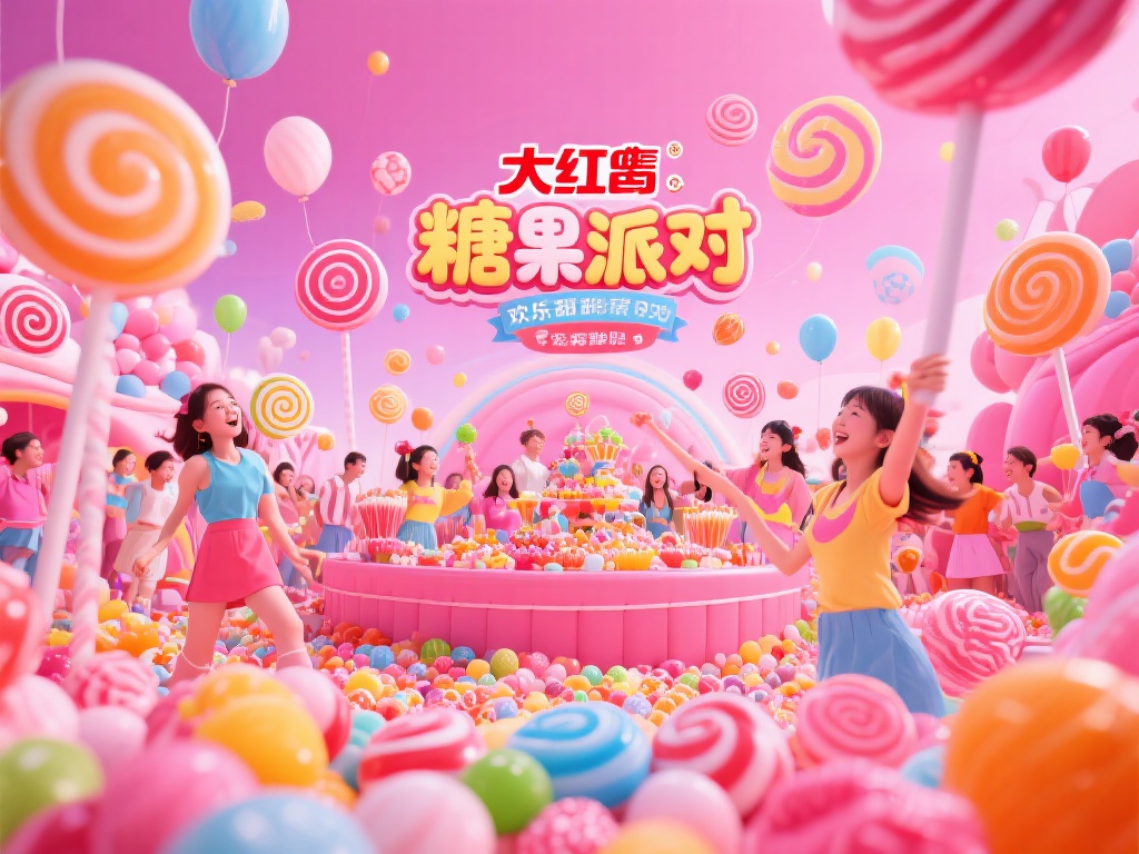 当你置身于甜蜜缤纷的糖果世界时，是否想过这样的时刻