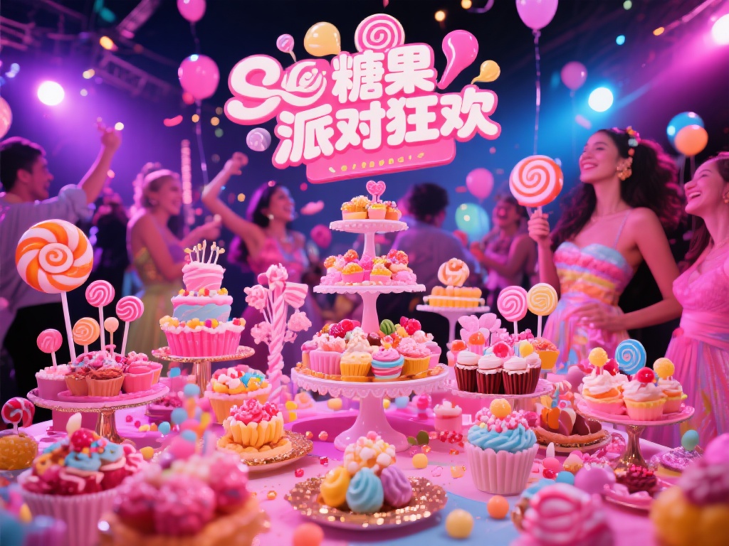 奢华糖果派对狂欢之夜尽享甜蜜盛宴 