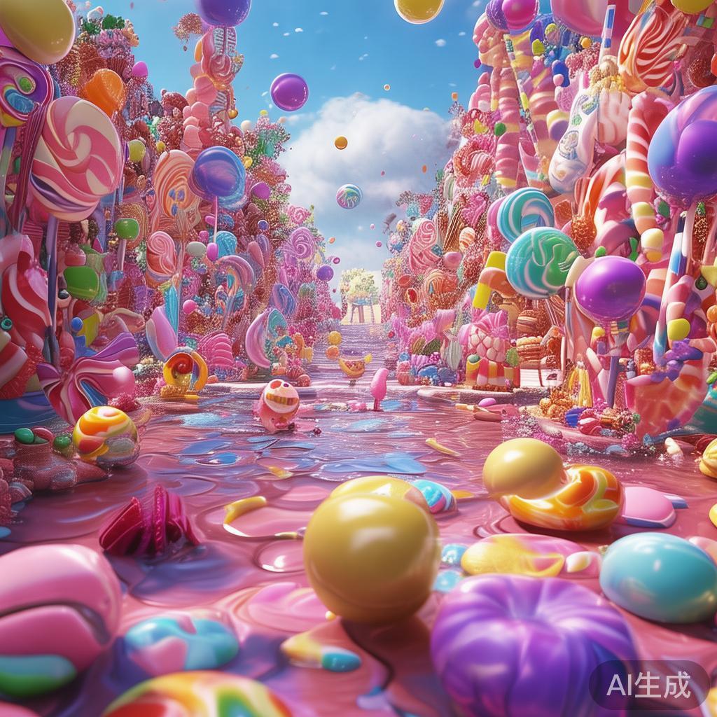 “糖果派对：甜蜜冒险的梦幻之旅”这个标题，核心在于