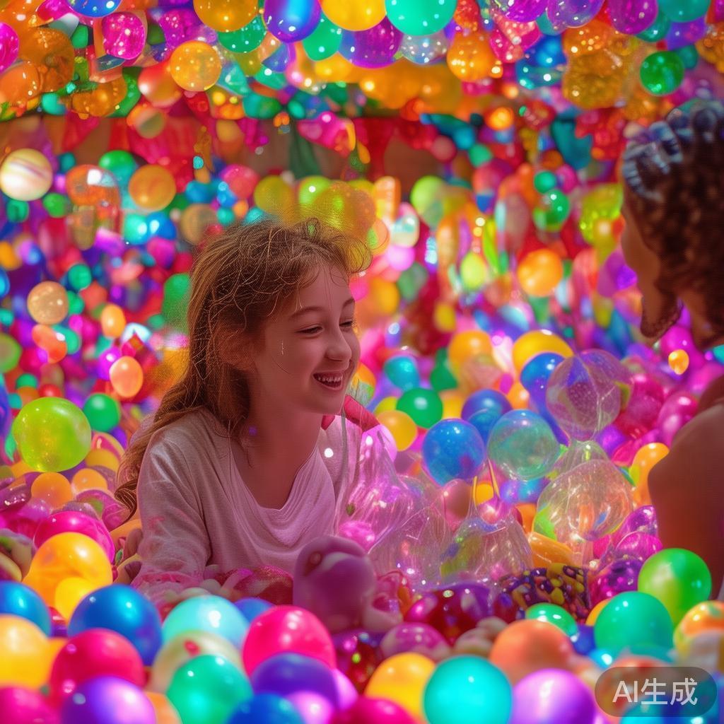 精彩纷呈的电子彩球糖果派对盛宴,欢乐无限 在这个充满欢笑与色彩的世界里,电子彩球糖果派对成为